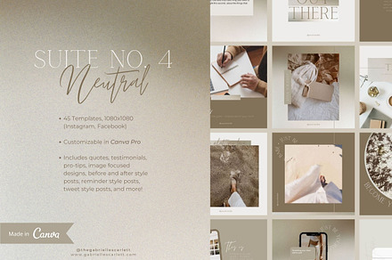 Neutral | Elegant Social Templates