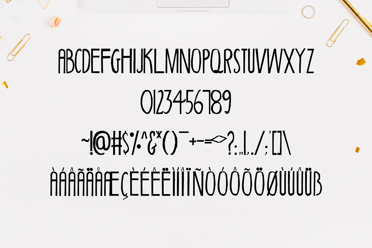 Barden Handmade Font preview 2