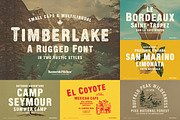 The Complete Rustic Fonts Collection, a Sans Serif Font by Komet & Flicker (Thumbnail 16 of 18)