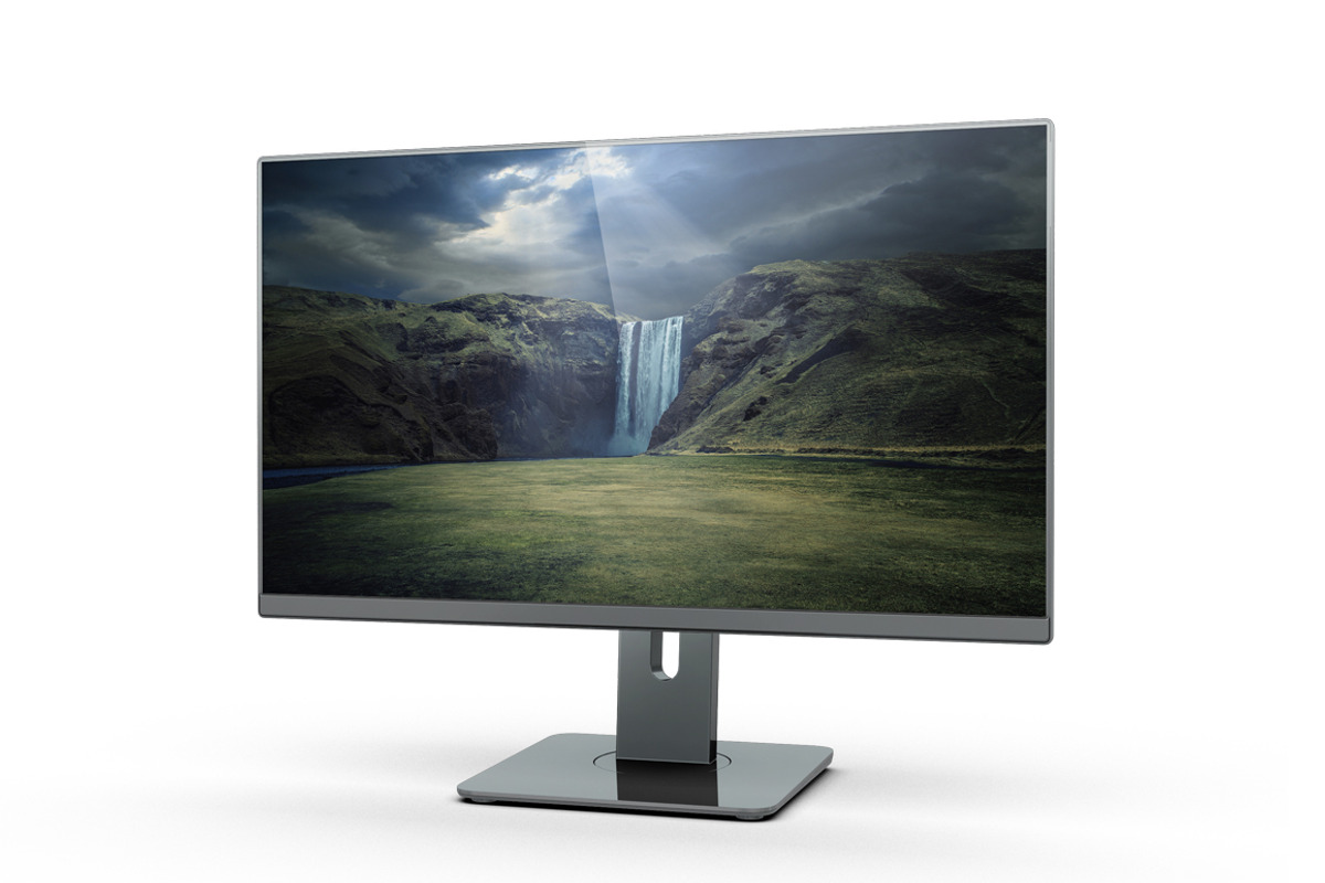 Monitor U2414h Mockup, a Product Mockup by PixelMockup (Photo 10 of 14)