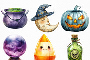Halloween Sublimation Clipart, an Illustration by Craft Nest (Thumbnail 3 of 6)