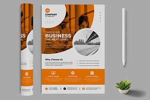 Business Flyer Layout, a Flyer Template by MightyDesign