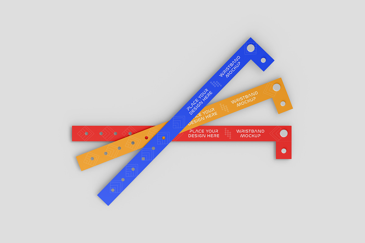 Wristband Mockup, an Advertising Mockup by Farabion Studio (Photo 4 of 4)