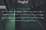 Disyoked - Textured Brush Font, a Font by Arendxstudio (Thumbnail 8 of 8)