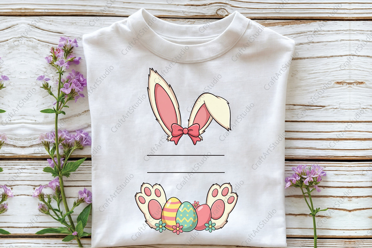Personalized Kids Easter Day Bunny, an Illustration by CraftArtStudio (Photo 2 of 4)