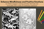 Ocean Animals Coloring Page for Kids, a Brochure Template by LA Design (Thumbnail 7 of 10)