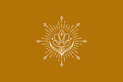 Flower and Star Logo, a Branding & Logo Template by Buqancreative (Thumbnail 4 of 4)