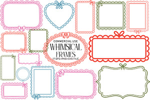Whimsical Frames Doodle Bundle, an Icon by Daily.Designs