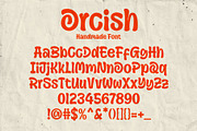Orcish - Handmade Font, a Handwritten Font by HanzelSpace Studio (Thumbnail 8 of 8)
