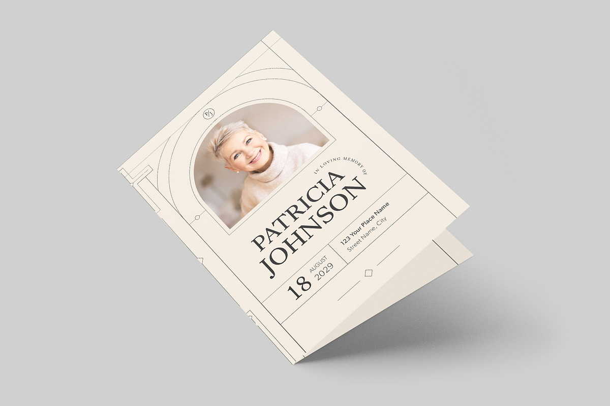 Funeral Program Template, a Flyer Template by BrandPacks (Photo 2 of 6)