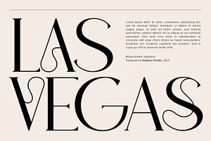 Brown Dream - Modern Stylish Serif