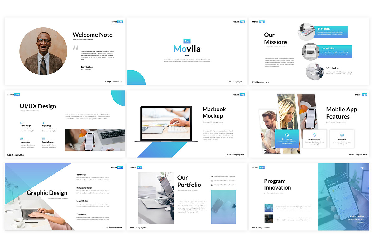 Movila - Powerpoint Template, a Presentation Template by kylyman