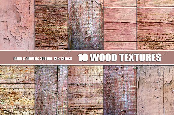 Pink Painted Wood Texture Background