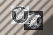 Medusa Gorgon 2 designs + Bonus, a Decorative Illustration by Croisy (Thumbnail 2 of 5)