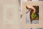 Embossed Papers, Frames and Collage, a Background Graphic by Laras Wonderland (Thumbnail 7 of 15)