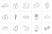 Kitchen & Cooking Icons, an Outline Icon by NatalieArtShop (Thumbnail 10 of 16)