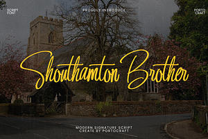 Shouthamton Brother Modern Signature