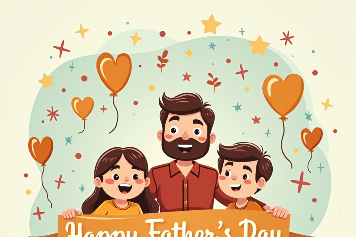 100 Father's Day Illustration, a Seasonal Illustration by PLUM&FIGS (Photo 1 of 8)