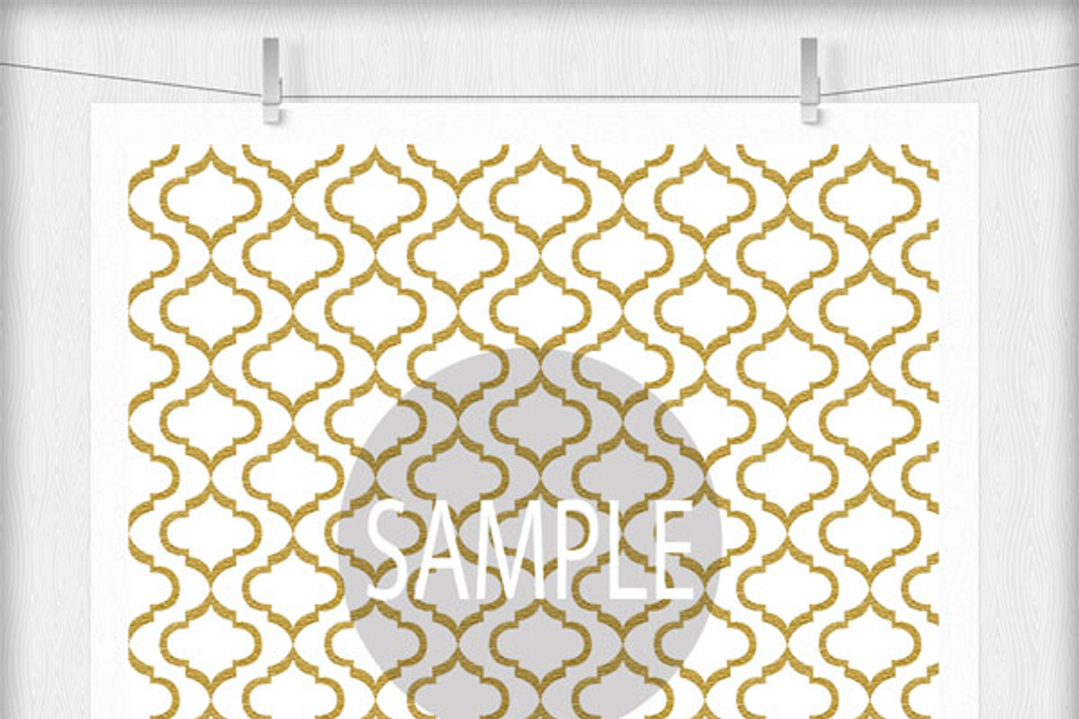 Black and Gold Digital Paper Pattern, a Texture Graphic by Leska's Digitals (Photo 4 of 6)