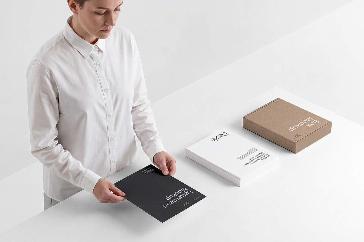 Branding Mockups / Deckle Collection, an Advertising Mockup by Mockup Cloud (Photo 9 of 24)