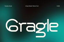 Gragle - Modern Techno Font