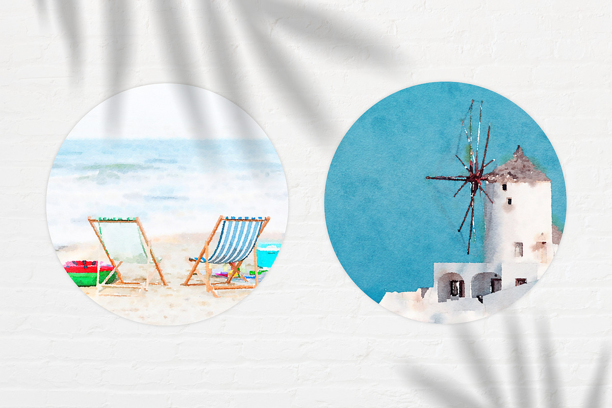 Summer Mood  Watercolor Resources, an Illustration by beehouse studio (Photo 9 of 9)