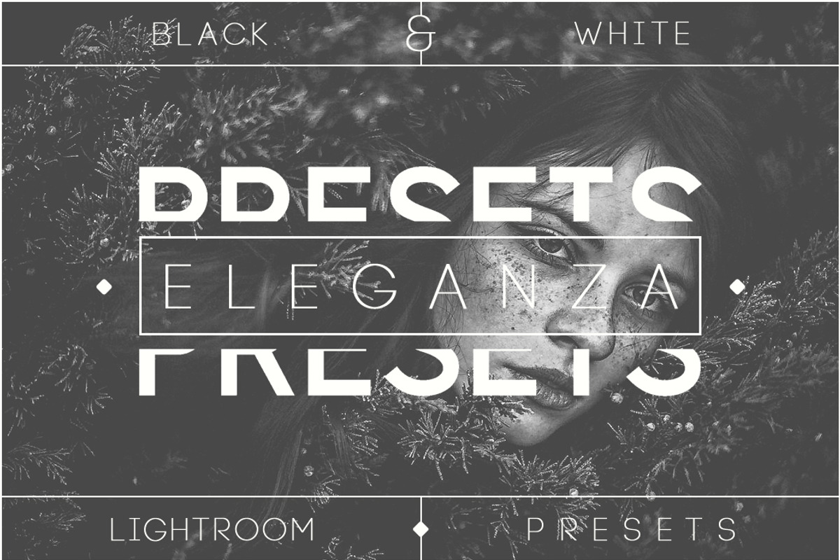 Eleganza - 74 B&W Lr Presets
