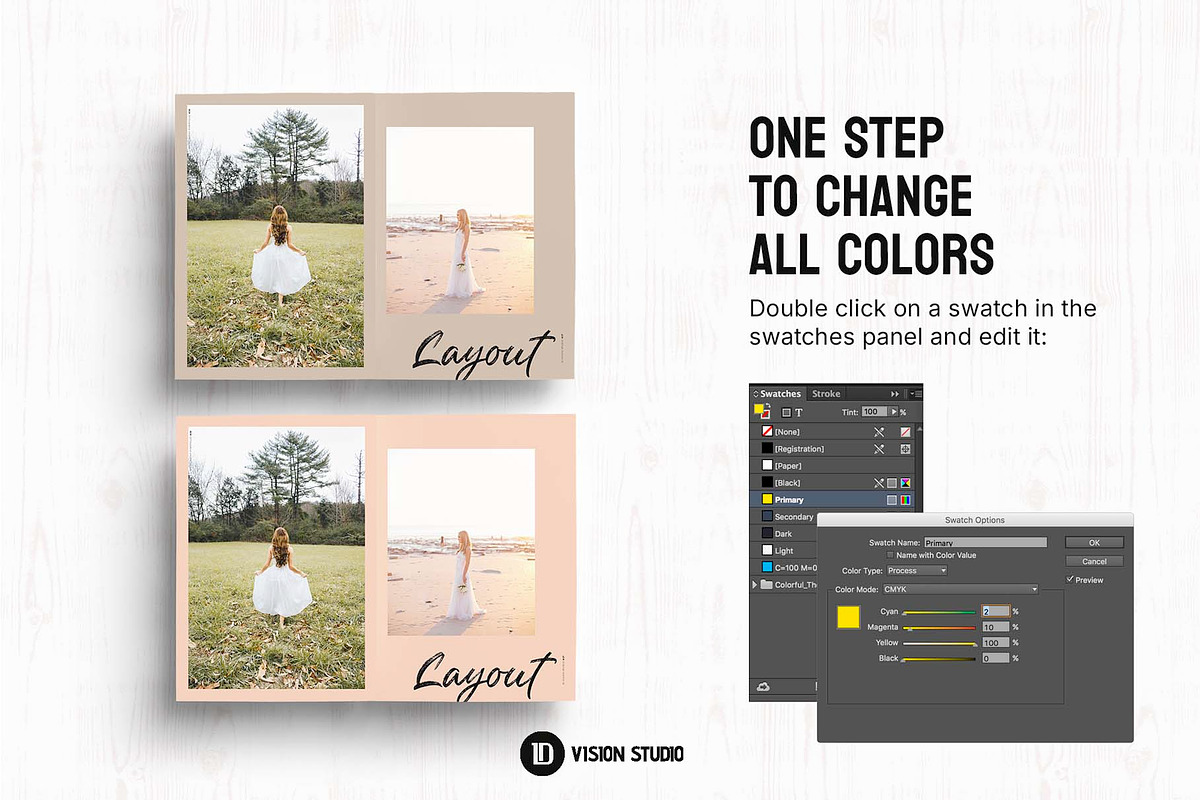 Photography Portfolio Canva InDesign, a Brochure Template by ID Vision Studio (Photo 5 of 16)