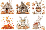Cute Autumn Bunny Sublimation, an Illustration by CitraGraphics (Thumbnail 3 of 6)