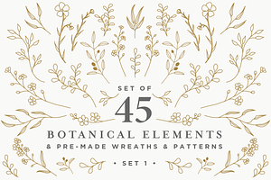 Botanical Elements Set 1