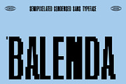 CS Balenda Semipixel, a Sans Serif Font by Craft Supply Co. (Thumbnail 1 of 8)