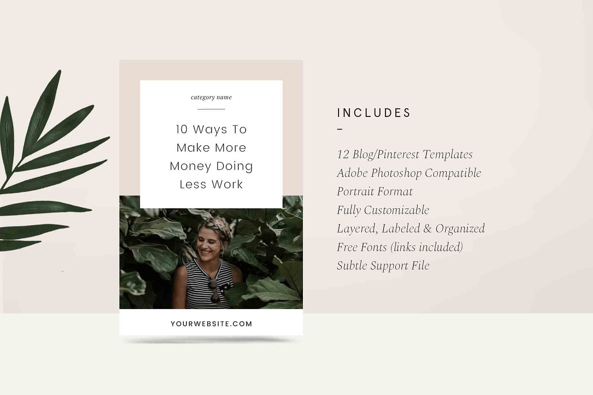 Aubrey - Pinterest Collection, a Social Media Template by SubtleSupply (Photo 2 of 5)