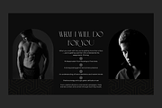 Striking Model Portfolio, a Templates & Theme by Emmanuel Phiri (Thumbnail 3 of 8)