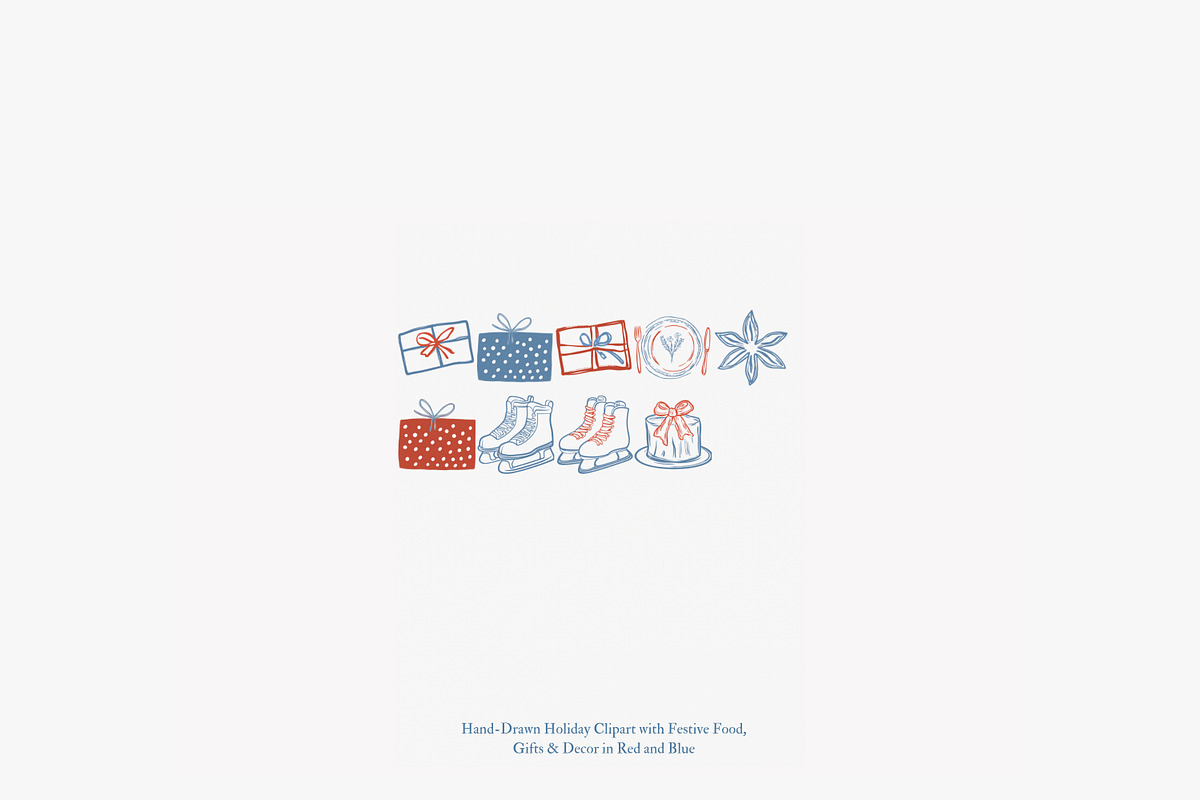 cozy christmas holiday doodle set, a Decorative Illustration by Patishop Art (Photo 10 of 10)