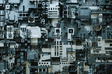 Abstract technology background, a Technology Photo by Daniel Megias