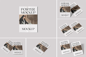 A4 Poster Mockup, a Poster Template by safrizalstudio