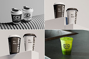 50+ Coffee Cup Mockups, a Mockup by Vitora Mockup (Thumbnail 14 of 15)