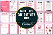 Valentine’s Day Activity Book, a Stationery Template by Shumaya (Thumbnail 1 of 4)