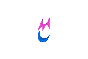 Letter Cute Monster Logo, a Design Template by Pure Design
