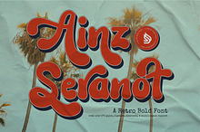 Ainz Seranot | Retro Bold Font