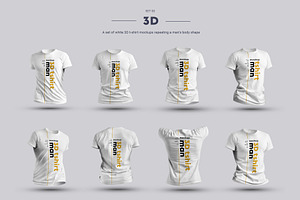 24 MockUps Man T-Shirt