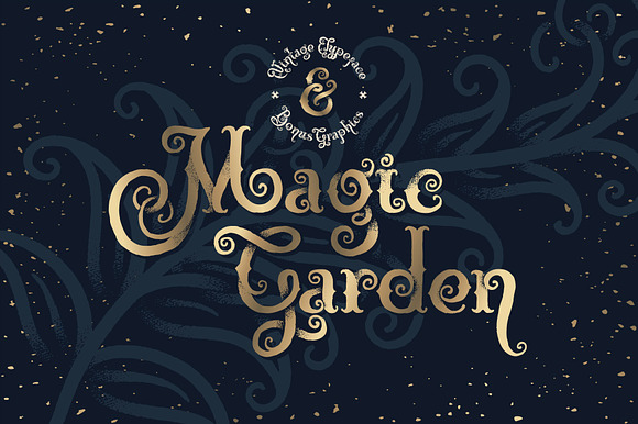 Magic Garden Font & Graphics preview 8