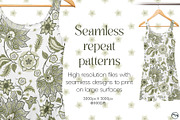 Chinoiserie Floral Patterns & Motifs, a Pattern Graphic by MenoMelo Studio (Thumbnail 4 of 8)