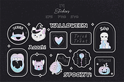 Cute Creepy Halloween Graphics, an Object Graphic by Animoon (Thumbnail 8 of 14)