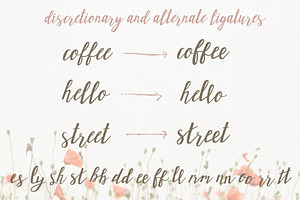 Creme Brulee Font Duo And Logo Kit