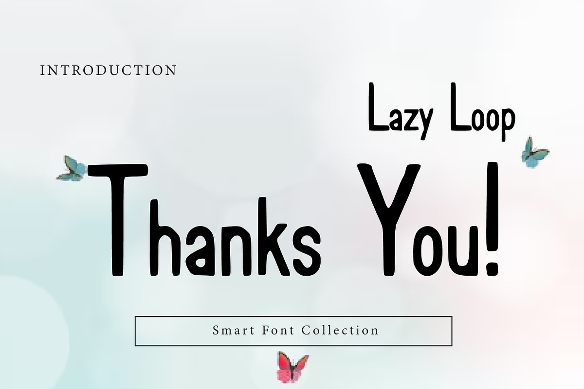 Lazy Loop, a Serif Font by Wow Magic (Photo 3 of 3)