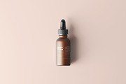 Frosted Glass Dropper Bottle Mockups, a Packaging Mockup by MockupFree.Net (Thumbnail 6 of 6)