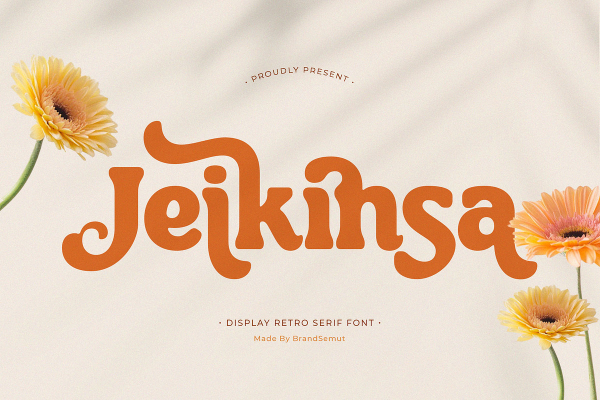 Jeikinsa – Retro Display Serif Font, a Serif Font by BrandSemut (Photo 1 of 10)