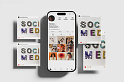 High-Quality Social Media Mockup, an Advertising Mockup by safrizalstudio (Thumbnail 3 of 5)