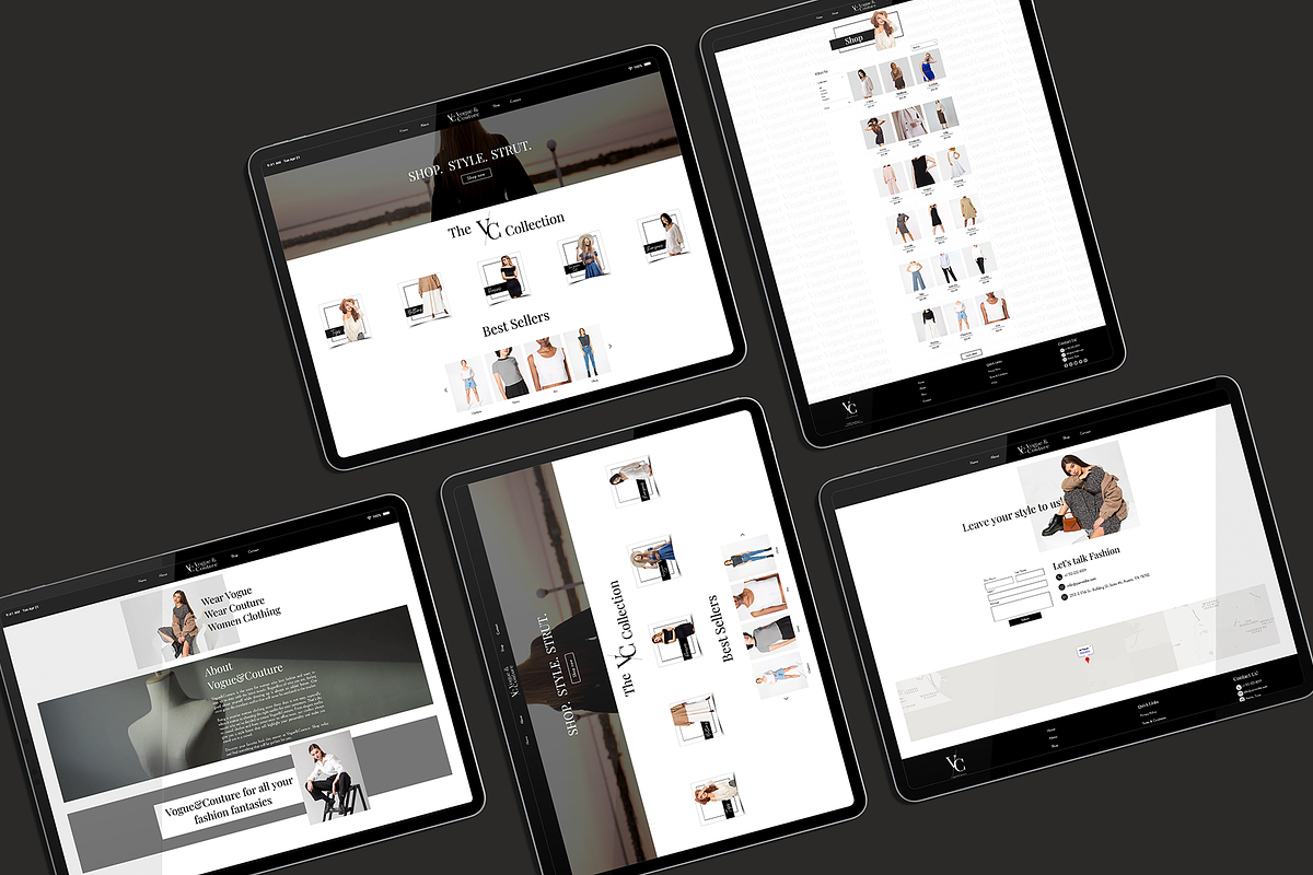 Clothing Store Website for WIx, a Landing Page Template by Parrot Designs (Photo 2 of 4)